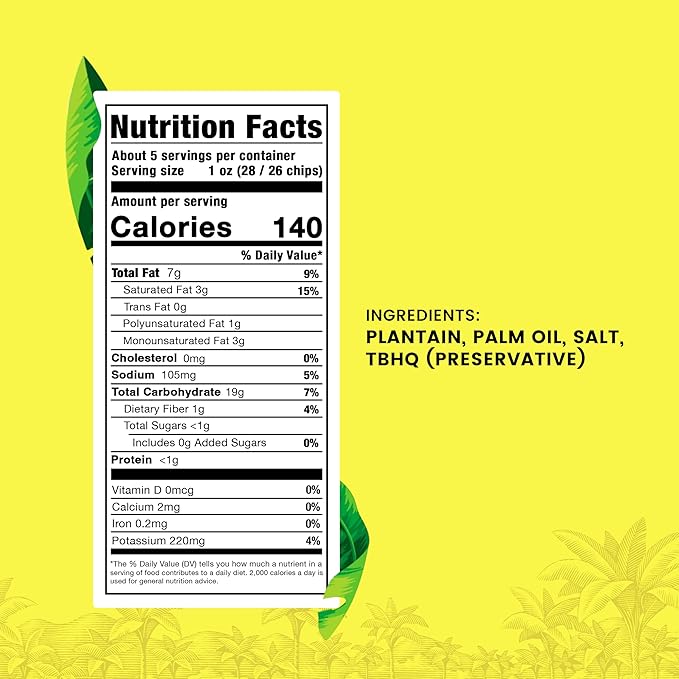 Zambos Plantain Chips Original, Ridged (Pack of 1)