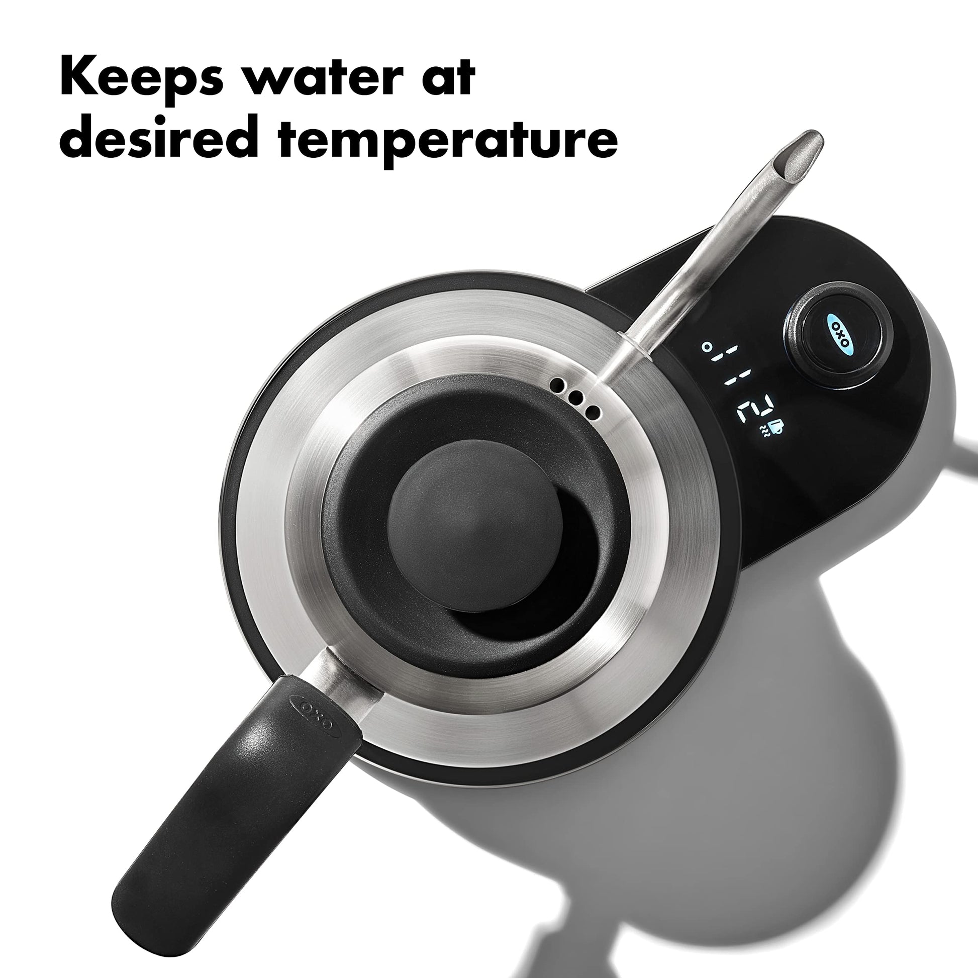 OXO Brew Pour Over Gooseneck Electric Kettle - Stainless Steel
