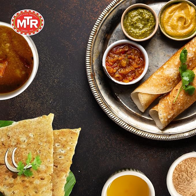MTR Instant Assorted Mix - Ready to Cook Authentic Indian Breakfast, Lunch, Dinner or Snack Meal - No Added Preservatives - A Quick & Easy Recipe Suitable for Vegetarians - (Dosa Mixes, Pack of 2)