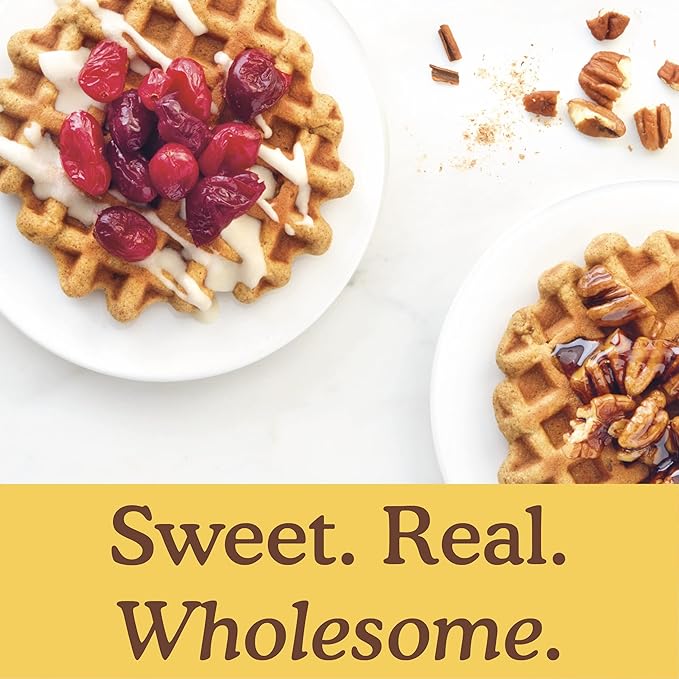 Simple Mills Almond Flour Pancake & Waffle Mix, Pumpkin - Gluten Free, Plant Based, Paleo Friendly, Breakfast 10.7 Ounce (Pack of 3)