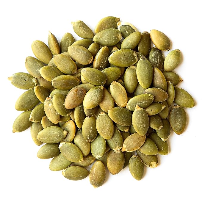 Food to Live Organic Dry Roasted Pumpkin Seed Kernels with Himalayan Salt, 8 Ounces Non-GMO, Oven Roasted Whole Pepitas, No Oil Added, Shelled, Vegan, Kosher, Bulk