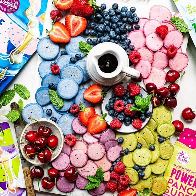 Suncore Foods Heroic Blue Spirulina Pancake & Waffle Mix, Non-GMO, 20oz (1 Pack)