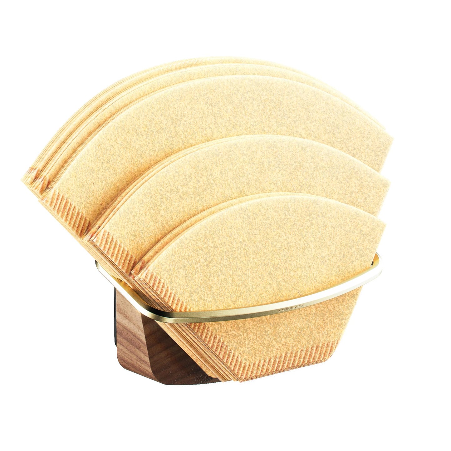 Cone Coffee Filter Holder ARGENTA – Wall Mount Coffee Filter Storage Container with Magnetic and