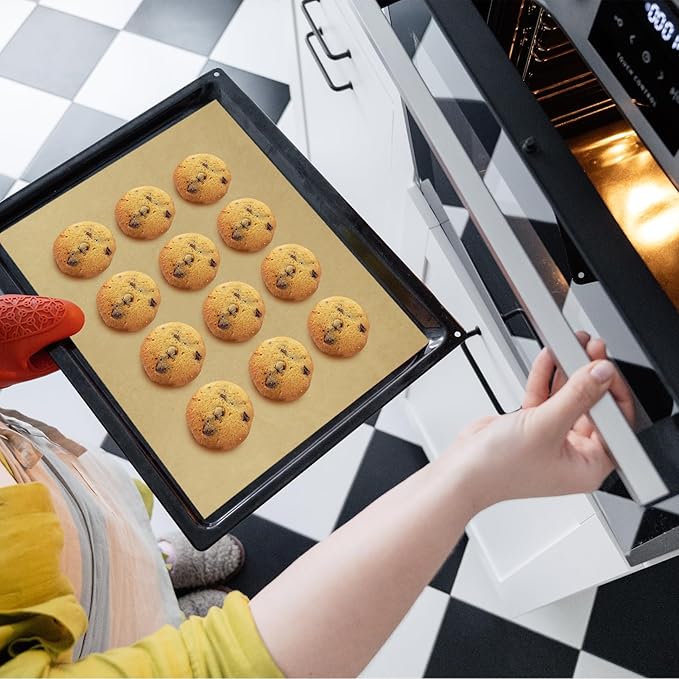 Parchment Paper for Baking, 500 PCS Parchment Paper Sheets, (Taoxi) 12" x 16" Non-Stick Precut Baking Parchment Paper Sheets Unbleached for Baking, Cooking, Frying, Grilling and Steaming (500, 12x16)
