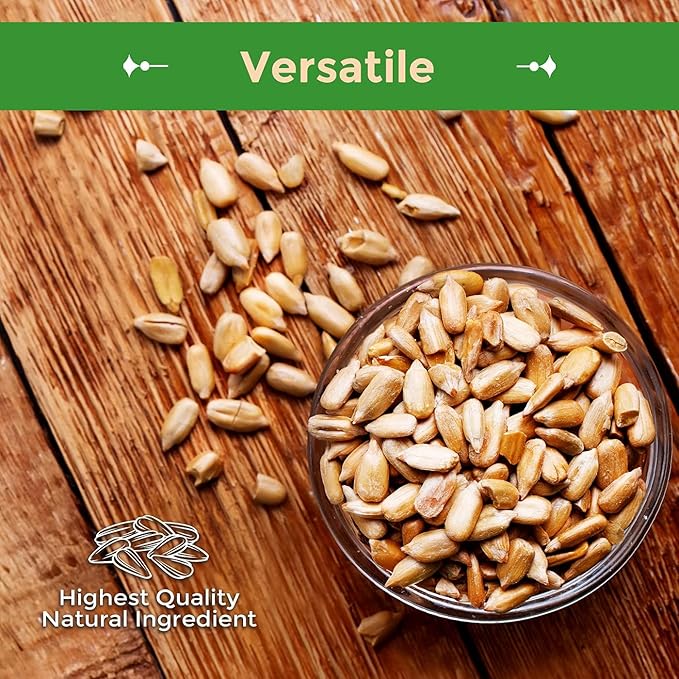 Sincerely Nuts Sunflower Seeds Unsalted (No Shell) (No Shell) (2 LB)- Nutritious and Satisfying Snack-Crunchy and Delicious-Perfect Addition to Any Meal - Gluten-Free Food, Vegan, and Kosher Certified