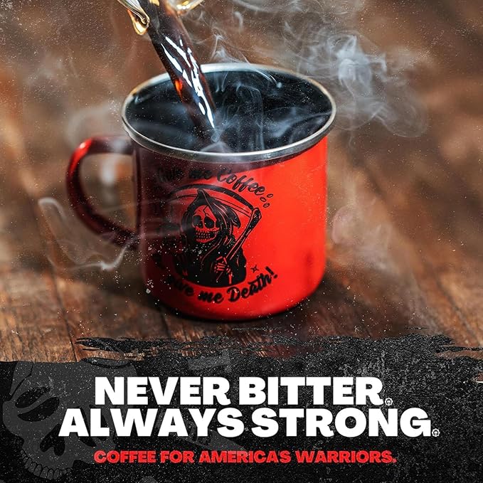 Blackout Coffee Brewtal Awakening Whole Bean Coffee ??Dark Roast, High Caffeine, Bold & Strong ??Freshly Roasted 12oz Bag, American Made
