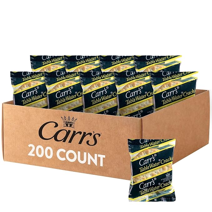 Carr's Royal Portion Table Water Bite Size, 0.4-Ounce Packages (Pack of 200)