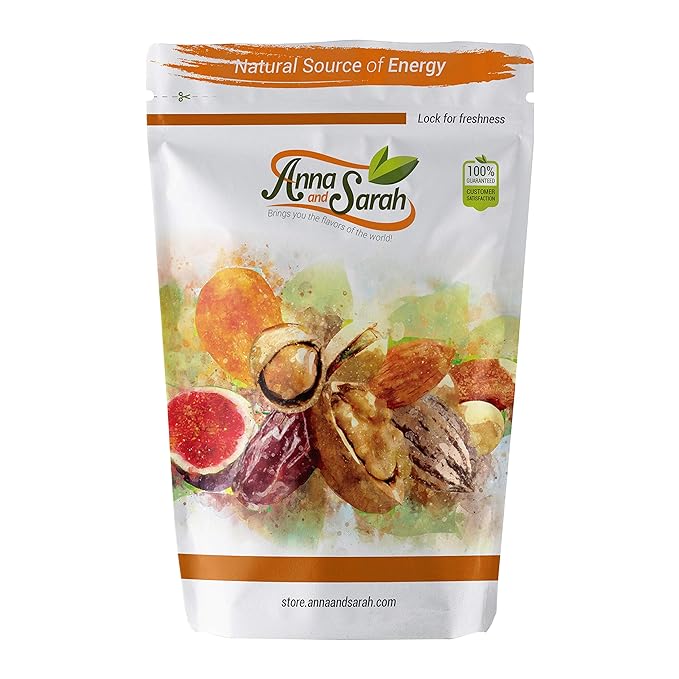 Anna and Sarah Pitted California Deglet Noor Dates in Resealable Bag, 5 lbs 1 Pack