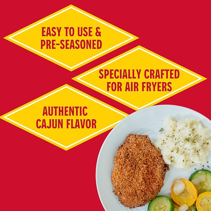 Louisiana Fish Fry Products Louisiana Fish Fry, Air Fry Variety Gift Pack - Chicken, Fish & Pork - 5 oz (Pack of 6)