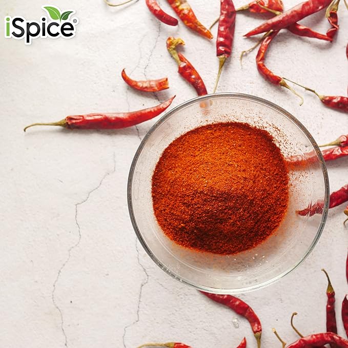 iSpice PREMIUM CHILI POWDER| Pure and Fresh |Essential Kitchen Spice| 5oz (141g)