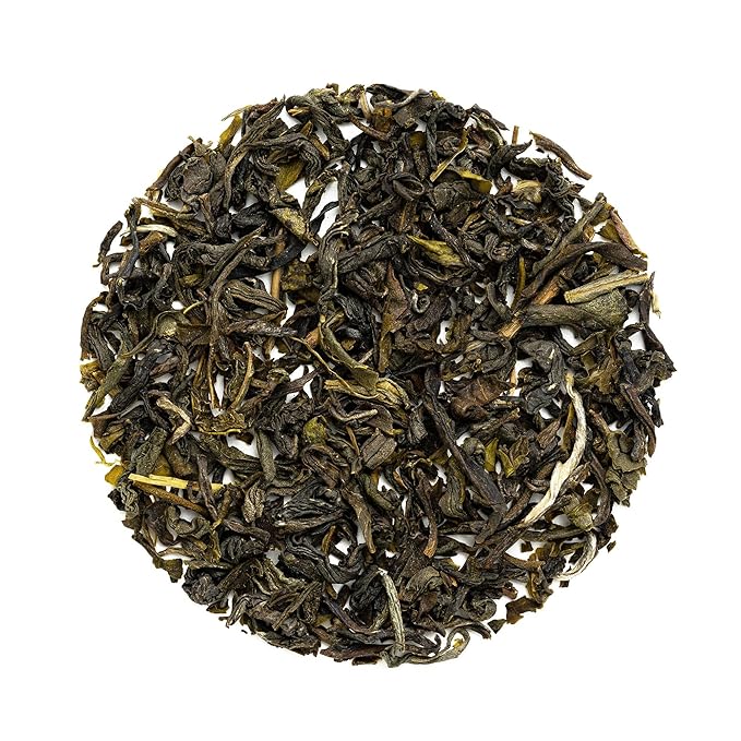 Heavenly Tea Leaves Organic Jasmine Green (50 Pyramid Tea Bags), Bulk Compostable Green Tea Sachets - 100% Plastic Free, Premium Quality, Whole Tea Leaves in a Convenient Tea Bag