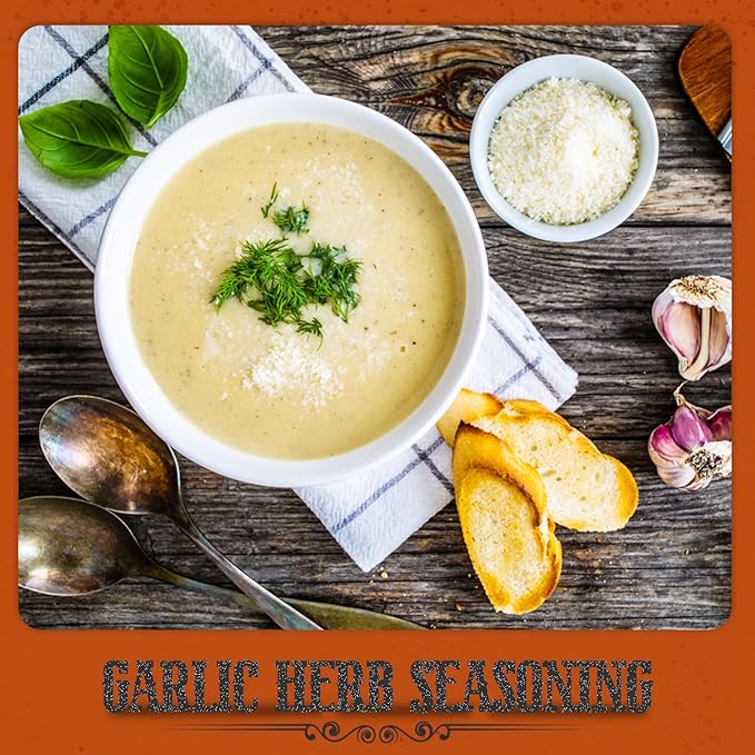 Fresh Finest Garlic and Herb Seasoning - 6.13oz (174g) - Flavorful, Authentic, Kosher, All-Natural, Non-GMO