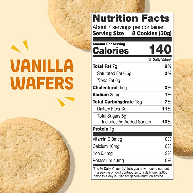 Partake Gluten Free Vanilla Wafers Cookies - Vegan - Free From the Top 9 Allergens Including Dairy, Wheat, Soy, Eggs, & Peanuts - Non GMO - Safe School & Office Snack (3 Pack, 7oz Boxes)