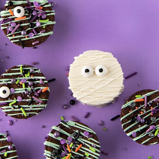Sweets Indeed Sprinklefetti Monster Mash Sprinkles ??4 oz Jar | Halloween Sprinkle Mix with Candy Eyeballs, Jimmies, Nonpareils & Confetti | Cupcake & Cake Decorations