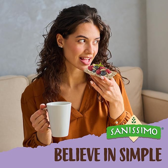 Sanissimo Salmas Chia & Flaxseed, 40 Packs of 3 Crackers, Oven Baked Corn Crackers, Gluten Free, Non-GMO, Kosher Certified