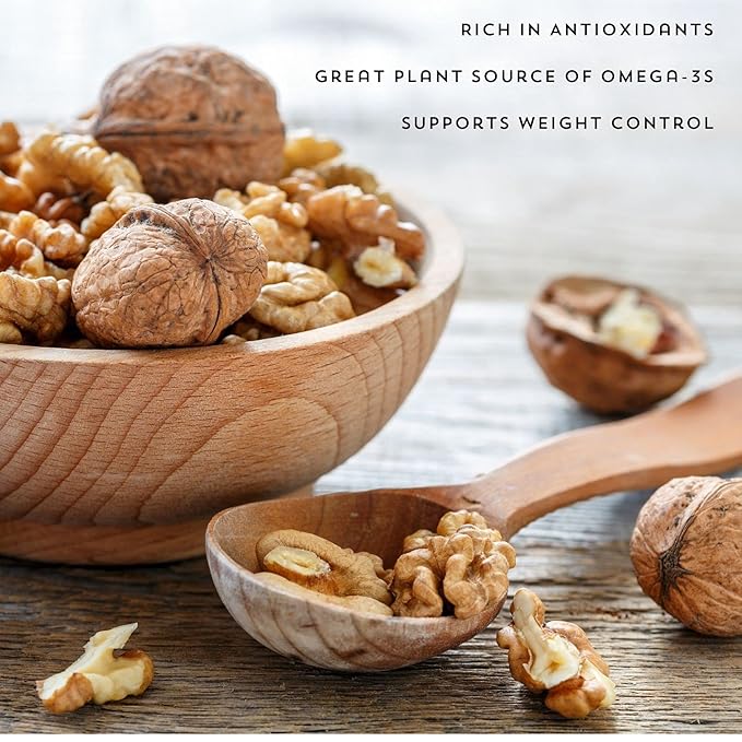 Lark Ellen Farm Organic Sprouted Walnuts ??Raw, Unsalted, Keto-Friendly, Healthy Vegan Snack, Gluten-Free, 10 Oz, 6 Pack
