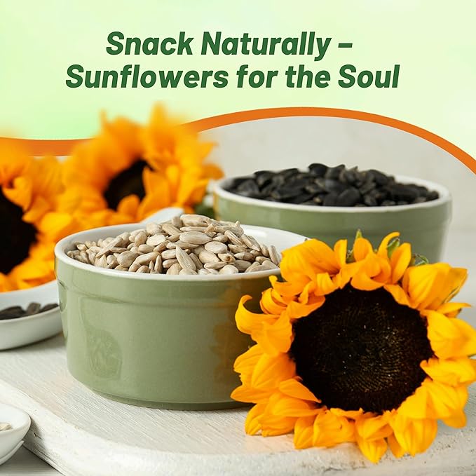 Outsidepride Wild Sunflower Seeds for Planting - 1/4 lb. Annual, Easy to Grow Flower Seeds w/Vibrant, Abundant Blooms for Cut Flower Arrangements & Pollinator & Vegetable Gardens