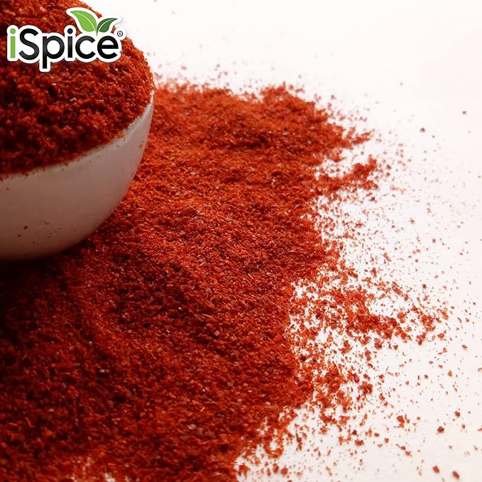 iSpice Ancho Chile Pepper Powder for Sauces, Stews, Meats Smoky Flavor made from pure dried chili pepper with no additives or agents Ancho Chili powder Spice is Gluten free and NON-GMO|5.3 Oz 150g