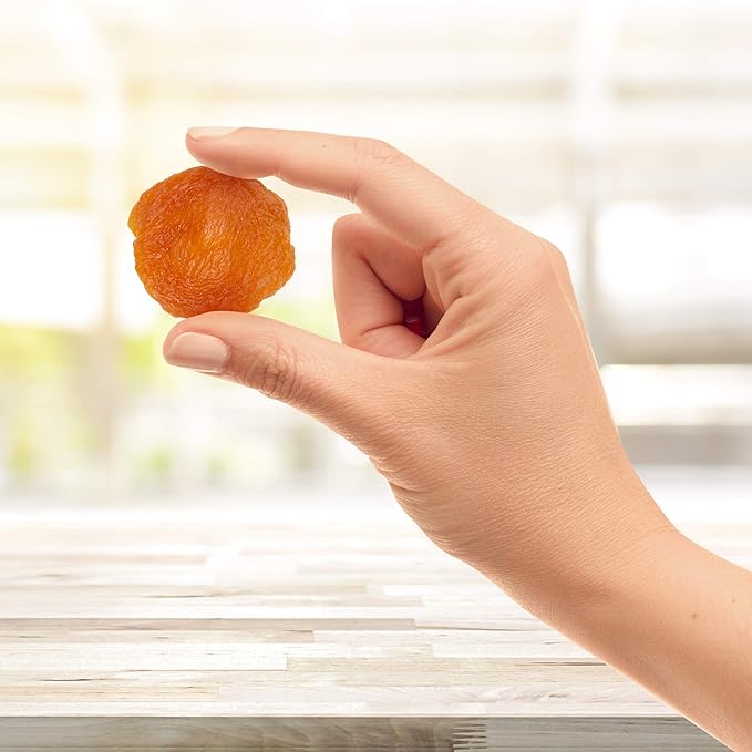 Traina Home Grown California Sun Dried Ruby Royal Apricots - Healthy, No Sugar Added, Non GMO, Gluten Free, Kosher Certified, Vegan, Value Size (20 oz)