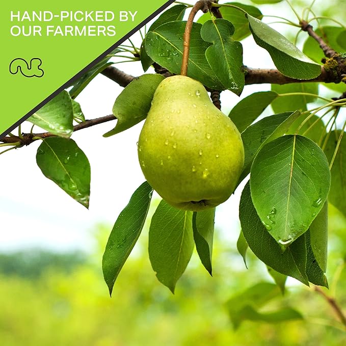 NUT CRAVINGS - Sun Dried California Pears, No Sugar Added, Unsweetened (80oz, 5 LB, Bulk) Bulk Dry Fruits Packed Fresh in Resealable Bag - Sweet Healthy Snack, Naturally Grown, Vegan, Kosher