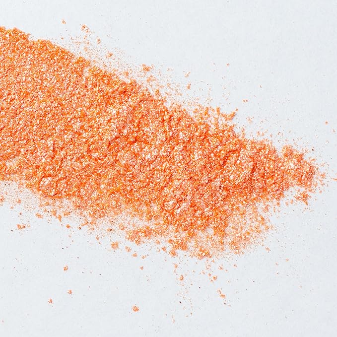 Sweets Indeed Edible Glitter, Perfect for Drinks, Cocktails, Beverages & Cake Decorating, Dessert Cake Topper, 4 grams (Orange Edible Glitter)