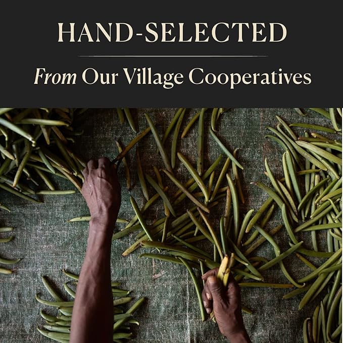 10 Organic Madagascar Whole Vanilla Beans, Grade A Pods, Premium Vanilla Beans for Making Extract & Baking - Cook?™s