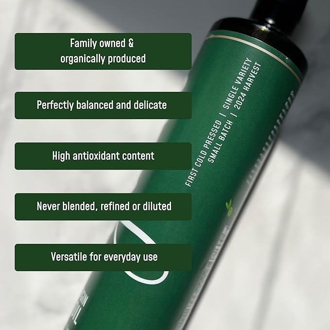 Ayvaco Extra Virgin Olive Oil ??Cold Pressed, Single Origin, Small Batch, Monovarietal ??Organically Produced, Family Owned EVOO from the Aegean ??No Pesticides, Traceable ??16.9 fl oz