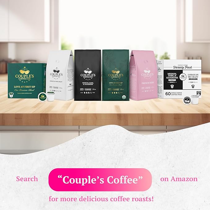 Couple's Coffee French Vanilla K-Cups | Gives Back to Military Families | Medium Roast Coffee Pods | Gourmet Flavored with Smooth French Vanilla Flavors |100% Arabica Beans | Love at First Sip | 24 Count
