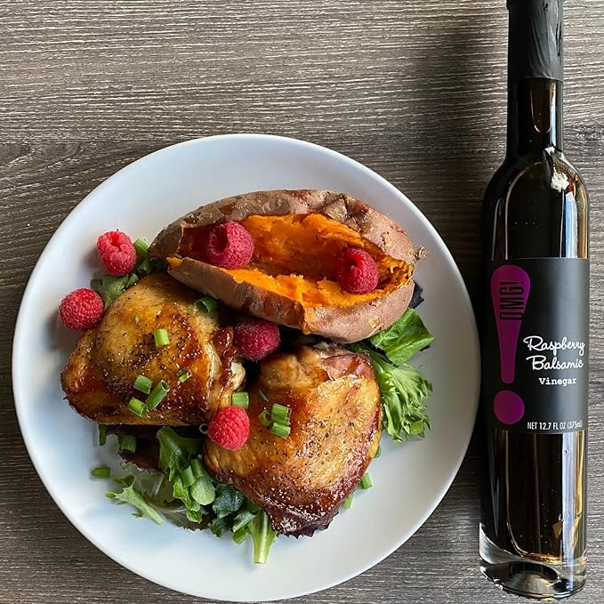 OMG! Oils: Raspberry Balsamic Vinegar (Perfect for Dipping, Marinades, Glazing and Topping!), 375ml/12.7oz??,<div>