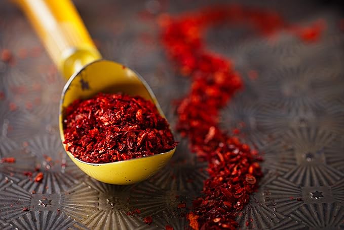Cerez Pazari Aleppo Pepper Moderate Heat 150 gr | Crushed Turkish Red Chili Pepper-Aleppo Chili Flakes,Maras Chili Pepper | Halaby Pepper | Syrian Pepper | Middle Eastern Red Pepper