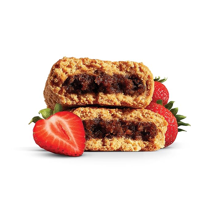 Nature?™s Bakery Whole Wheat Fig Bars, Strawberry, Real Fruit, Vegan, Non-GMO, Snack bar, 7 boxes with 12 twin packs (84 twin packs)