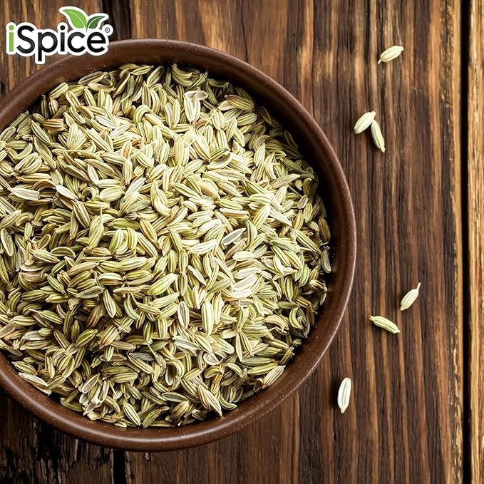 iSpice | Fennel Seed | Bulk Size | Gourmet Spice | Kosher (4.7 OZ, Whole Fennel Seed)