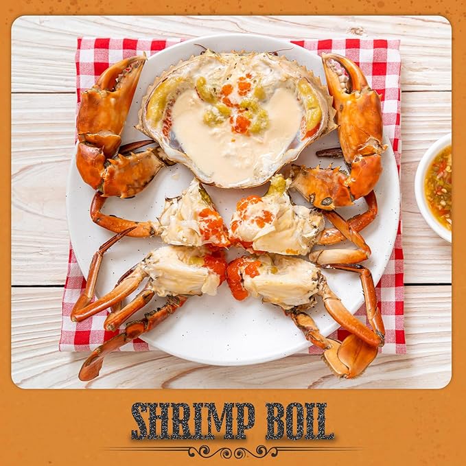 Fresh Finest Shrimp Boil Seafood Seasoning - 6.87oz (195g) - Coastal, Authentic, Kosher, All-Natural, Non-GMO