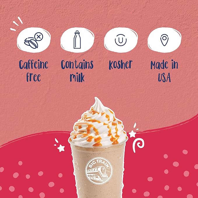 Big Train Cake Batter Blended Cr챔me Beverage Mix, 3.5 Pound (Pack of 1)