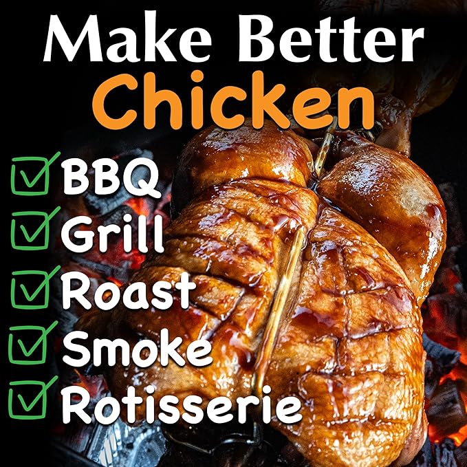 Charbasil Bird Brine Kit - 1 lb. of brining mix with scoop - 3 reusable brine bags S, M, L - Brining Guide – Makes 16+ lbs. of chicken - Great for BBQing, smoking, grilling, roasting