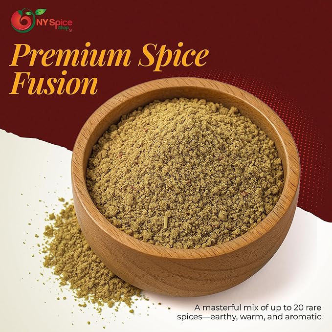 NY Spice Shop Ras El Hanout Moroccan Spice Blend - 6 Ounce Authentic Ras El Hanout Spice for Tagine, Grilling, And Cooking - Traditional Mix Moroccan Spices Blend for Rich Flavor