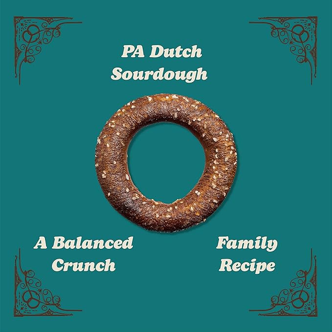 Unique Snacks Sourdough Craft Beer Pretzel Rings, Delicious Homestyle Baked Snack Bag, Vegan, OU Kosher, and Non-GMO Food, No Artificial Flavor, 11 Oz. Bag, Pack of 6