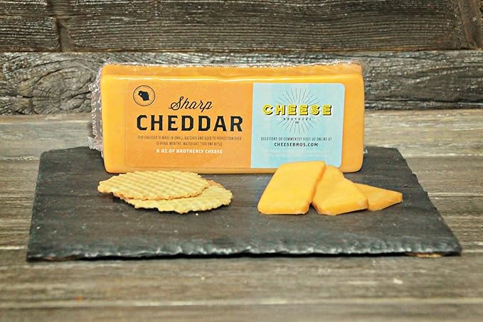 Cheese Bros. Ultimate Assortment Gift Box | Fresh from Wisconsin | Includes Aged Cheddar, Adelheid, Gruyere, Spicy Gouda, Provolone, Dill Havarti, Mozzarella, Cheddar | Great Food Gifting Idea