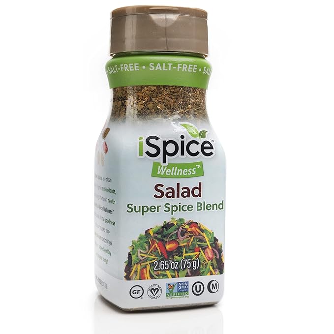 iSpice Salt Free Seasoning,100% Sodium Free Beef, Chicken, Meat Sauce, Pork, Vegetable, Salad and Seafood Seasonings Gift Sets 100% Fat Free| Pack of Different Seasoning Blend (7 Pack)