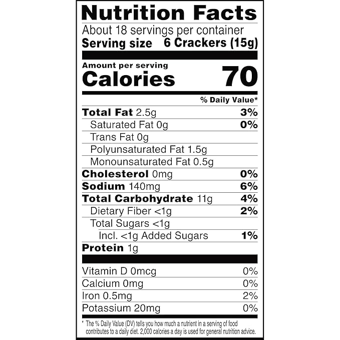 Town House Pita Crackers, Oven Baked, Lunch Snacks, Sea Salt (4 Boxes)