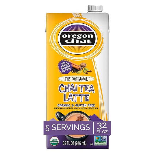 Oregon Chai Original Chai Concentrate, 32 Fluid Ounce (Pack of 1)