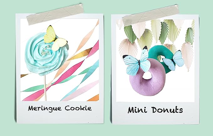 Sugar Robot Edible Butterflies for Cake Decorating- Pastel Butterfly Decorations- Assorted Size - Cake Toppers and Cupcake Toppers Made in the USA - Premium Crafted (Purple)