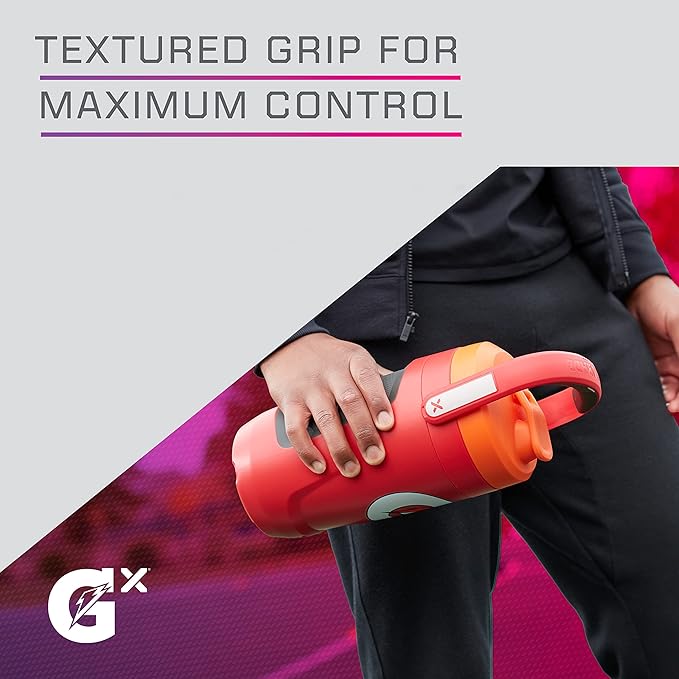 Gatorade Gx Performance Jug, 64oz, Leakproof, Non Slip Grip, Great for Athletes, Navy
