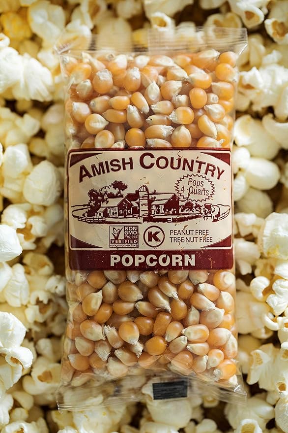 Amish Country Popcorn | 10-4 oz Bags - Mushroom Popcorn Kernels | Old Fashioned, Non-GMO and Gluten Free