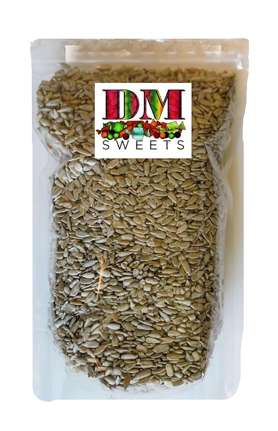 Raw Sunflower Seed Meats - 2 lbs of No Salt Shell Removed Fresh Crunchy Healthy Delicious Snack in Resealable Bag