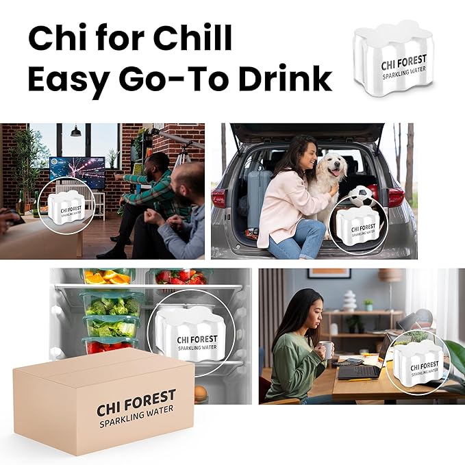 CHI FOREST Grape Delight sparkling water, 0 Sugar 0 Carolies, 11.15 oz* 24