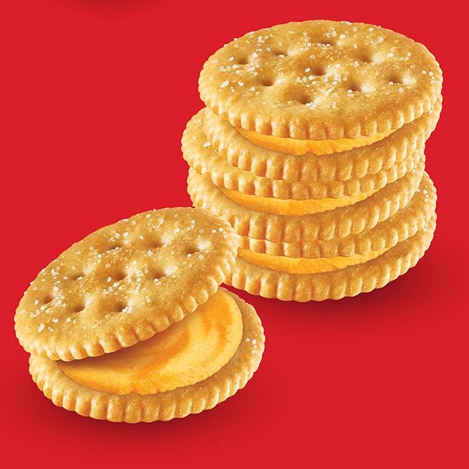 RITZ Cheese Sandwich Crackers, 20 Snack Packs (6 Crackers Per Pack) (Pack of 2)
