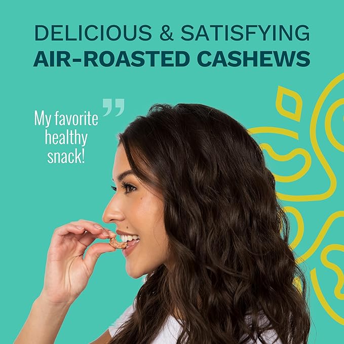 Sample Flavors Variety Pack Cashews by Karma Nuts, Whole, Roasted, Vegan, Non GMO, Gluten Free, Low Carb, Low Calorie, Everyday Nut Snack, 7 Ounce (6 Pouches)