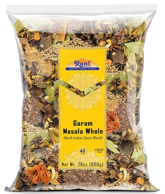 Rani Garam Masala Indian 11 Whole Spices Blend 28oz (800g) ~ All Natural, Salt-Free | Vegan | No Colors | Gluten Friendly | NON-GMO | Indian Origin
