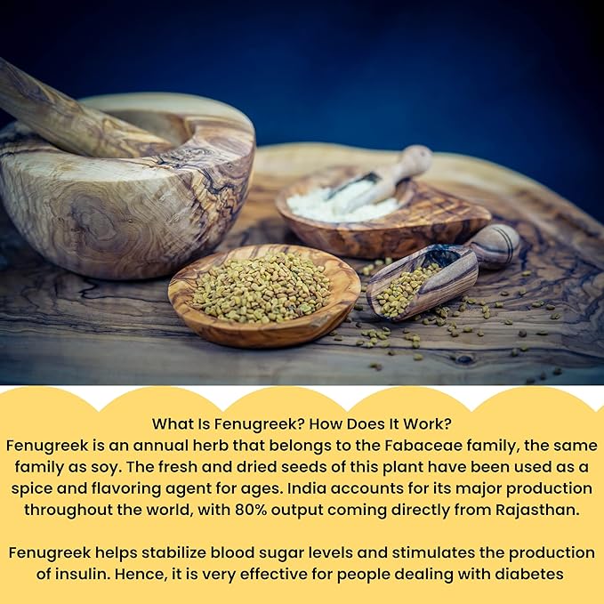 Herbs Botanica Fenugreek Powder Organic 100% Pure & Natural Methi for Hair, Skin, Cooking & Wellness Finely Ground Herbal Powder for DIY Beauty & Seasoning 5.3 oz Resealable Pack